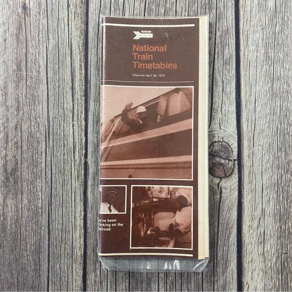 Amtrak National Train Timetables - 4/30/78 - 1978 Train Schedule. - Picture 1 of 5